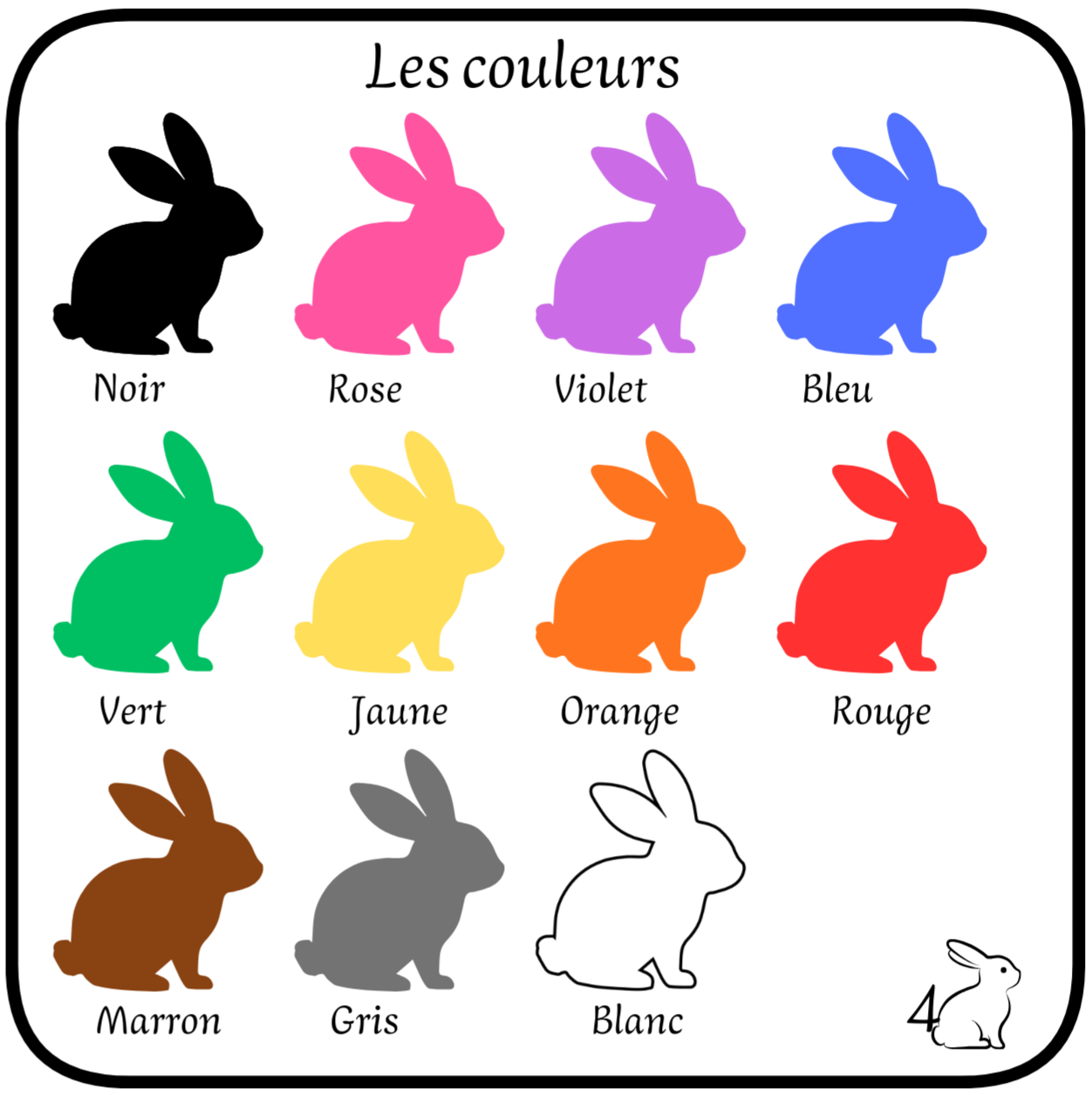 Je découvre les couleurs