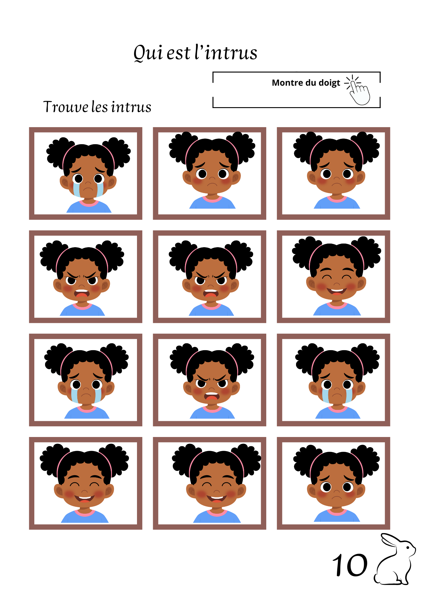 J’apprend les emotions