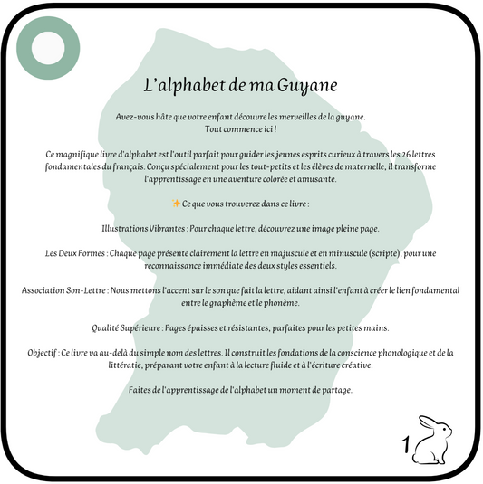 L’alphabet de ma Guyane