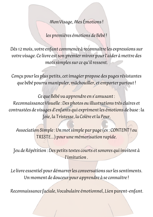 J’apprend les emotions